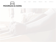 Tablet Screenshot of moorgasandsons.co.za